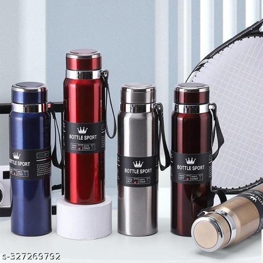 Stainless Steel Hot & Cold Sports Bottle - Image 3